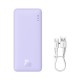 Зовнішній акумулятор Baseus Airpow Fast Charge Power Bank 10000mAh 20W Nebula Purple (P10022801513-00)
