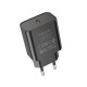 Мережевий зарядний пристрій BOROFONE BA71A Power single Port PD20W charger Black (6974443387957)