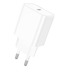 Мережевий зарядний пристрій BOROFONE BA71A Power single Port PD20W charger White (6974443387964)