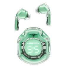 Бездротові навушники ACEFAST T8 Crystal color (2) bluetooth earbuds Mint Green (6974316282259)