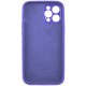 Чохол для смартфона Silicone Full Case AA Camera Protect for Apple iPhone 12 Pro 22,Dark Purple (FullAAi12P-22)