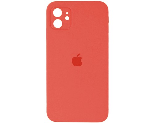 Чохол для смартфона Silicone Full Case AA Camera Protect for Apple iPhone 12 18,Peach (FullAAi12-18)