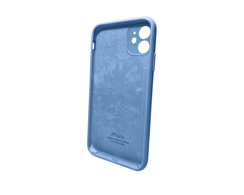 Чохол для смартфона Silicone Full Case AA Camera Protect for Apple iPhone 11 кругл 49,Cornflower (FullAAKPi11-49)