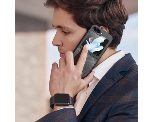 Чохол для смартфона DUX DUCIS Aimo for Samsung Flip 5 Black (DUXFlip5Black)