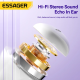 Бездротові навушники ESSAGER (color box) Shining TWS Bluetooth earphones White (EEJTW-SL02)