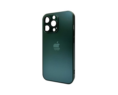 Чохол для смартфона AG Glass Matt Frame Color Logo for Apple iPhone 12 Pro Cangling Green (AGMattFrameiP12PGreen)