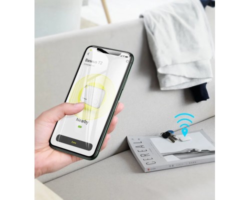 Трекер Baseus Intelligent T2 ropetype anti-loss device White (ZLFDQT2-02)