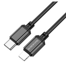 Кабель BOROFONE BX87 Sharp PD charging data cable for iP Black (6974443388985)