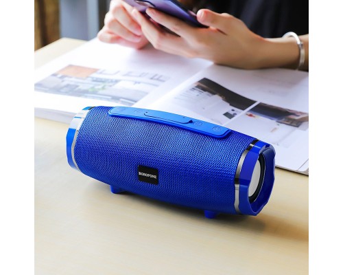 Портативна колонка BOROFONE BR3 Rich sound sports wireless speaker Blue (6931474715593)