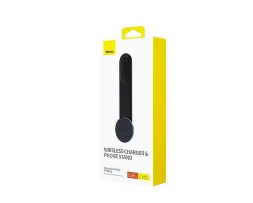 Автотримач для телефона з БЗП Baseus C02 Pro Series Magnetic Wireless Charging Car Mount Cluster Black (C40156000111-00)