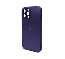 Чохол для смартфона AG Glass Matt Frame Color Logo for Apple iPhone 13 Pro Max Deep Purple (AGMattFrameiP13PMPurple)