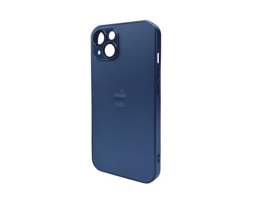 Чохол для смартфона AG Glass Matt Frame Color Logo for Apple iPhone 12 Navy Blue (AGMattFrameiP12Blue)