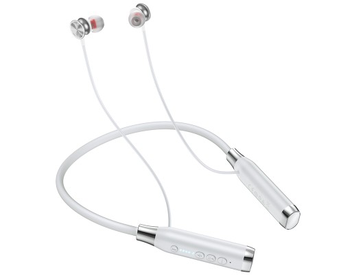 Бездротові спортивні навушники HOCO ES62 Pretty neck-hang BT earphones Grey (6931474770745)