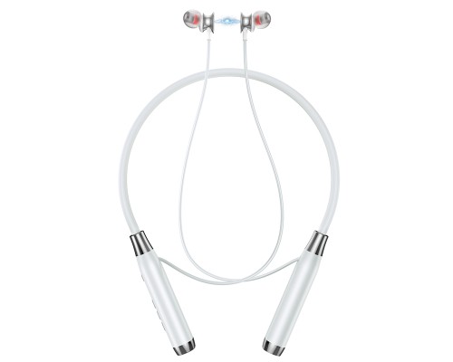 Бездротові спортивні навушники HOCO ES62 Pretty neck-hang BT earphones Grey (6931474770745)
