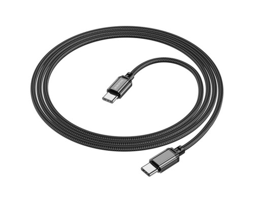 Кабель BOROFONE BX87 Sharp 60W charging data cable for Type-C to Type-C Black (6974443389067)