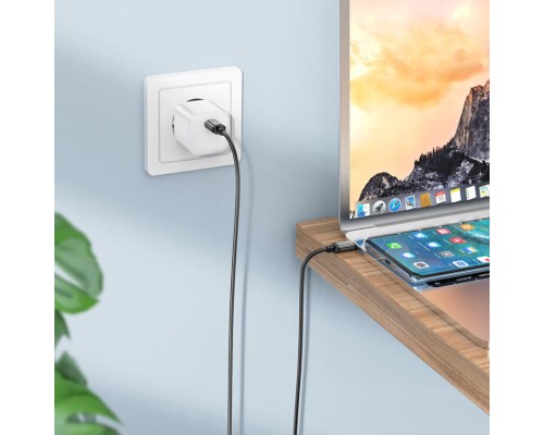 Кабель BOROFONE BX87 Sharp 60W charging data cable for Type-C to Type-C Black (6974443389067)