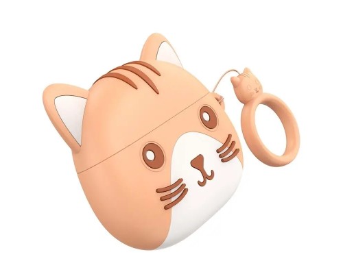 Бездротові навушники HOCO EW46 True wireless stereo headset Khaki Cat (6931474788863)