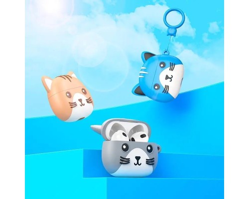 Бездротові навушники HOCO EW46 True wireless stereo headset Khaki Cat (6931474788863)