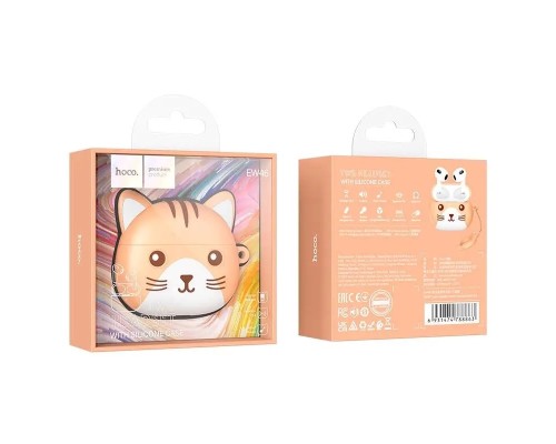 Бездротові навушники HOCO EW46 True wireless stereo headset Khaki Cat (6931474788863)