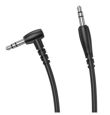 Аудіокабель BOROFONE BL10 3.5mm male to 3.5mm male, PVC, 2m, Black (6974443382181)