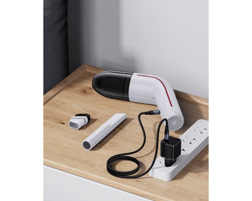 Автомобільний пилосос Usams US-ZB253 Mini Handheld Vacuum Cleaner LEJ Series White (XCQZB25301)