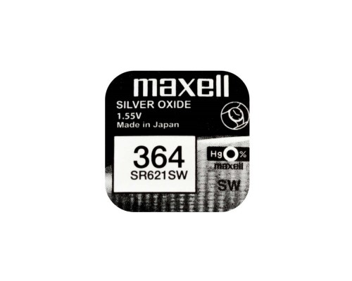 Батарейка MAXELL SR621SW 1PC EU MF (364) A 1шт (M-18292700) (4902580132224)