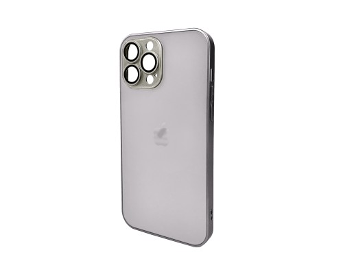 Чохол для смартфона AG Glass Matt Frame Color Logo for Apple iPhone 11 Pro Max Titanium Grey (AGMattFrameiP11PMGrey)