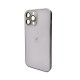Чохол для смартфона AG Glass Matt Frame Color Logo for Apple iPhone 11 Pro Max Titanium Grey (AGMattFrameiP11PMGrey)