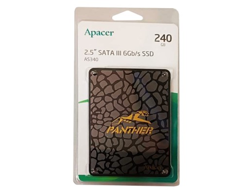 Накопичувач SSD Apacer AS340 240GB 2.5" 7mm SATAIII Standard (AP240GAS340G-1)