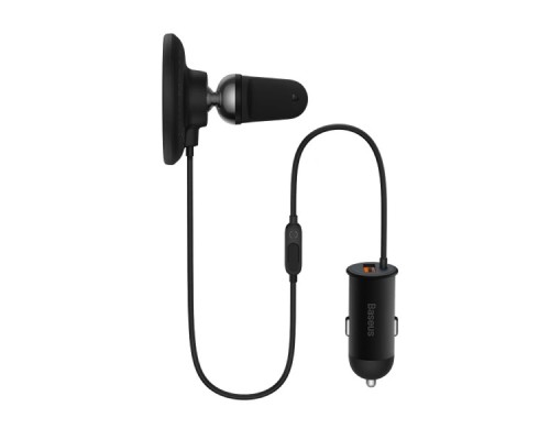 Автотримач для телефона з БЗП Basues CW01  Magnetic Wireless Charging Car Mount 40W Claw Edition Cluster Black (C40141000111-01)