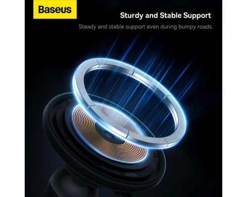 Автотримач для телефона з БЗП Basues CW01  Magnetic Wireless Charging Car Mount 40W Claw Edition Cluster Black (C40141000111-01)