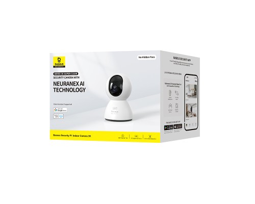 IP-камера відеоспостереження Baseus Security P1 Indoor Camera 3K White EU (S0TV012132)