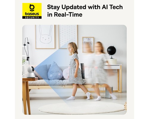 IP-камера відеоспостереження Baseus Security P1 Indoor Camera 3K White EU (S0TV012132)