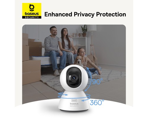 IP-камера відеоспостереження Baseus Security P1 Indoor Camera 3K White EU (S0TV012132)