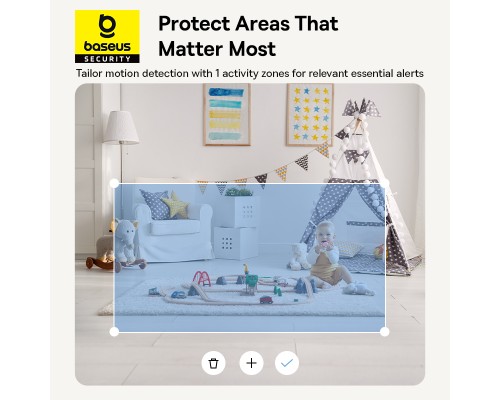 IP-камера відеоспостереження Baseus Security P1 Indoor Camera 3K White EU (S0TV012132)