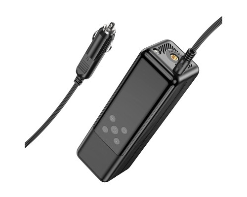 Автомобільний насос HOCO ZP5 May smart air pump Black (6931474795526)