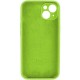 Чохол для смартфона Silicone Full Case AA Camera Protect for Apple iPhone 15 24,Shiny Green (FullAAi15-24)