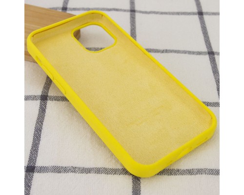 Чохол для смартфона Silicone Full Case AA Open Cam for Apple iPhone 15 56,Sunny Yellow (FullOpeAAi15-56)