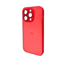 Чохол для смартфона AG Glass Matt Frame Color Logo for Apple iPhone 15 Pro Coke Red (AGMattFrameiP15PRed)