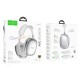 Бездротові накладні навушники HOCO W55 Plus Happiness ANC noise reduction BT headphones Silver (6942007638548)