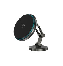 Автотримач для телефона з БЗП ACEFAST D30 magnetic folding wireless charging car holder Black (6974316283089)