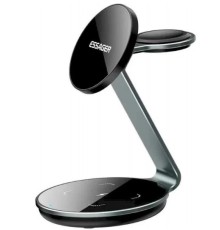 Бездротовий мультизарядний пристрій ESSAGER Hongyan 15W 3 IN 1 black (EWXCX3-HY0G-Z)