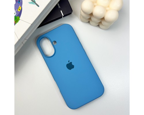 Чохол для смартфона Silicone Full Case AA Open Cam for Apple iPhone 16 49,Cornflower (FullOpeAAi16-49)