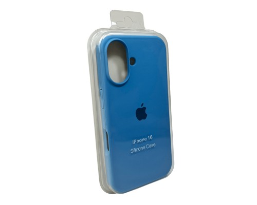 Чохол для смартфона Silicone Full Case AA Open Cam for Apple iPhone 16 49,Cornflower (FullOpeAAi16-49)