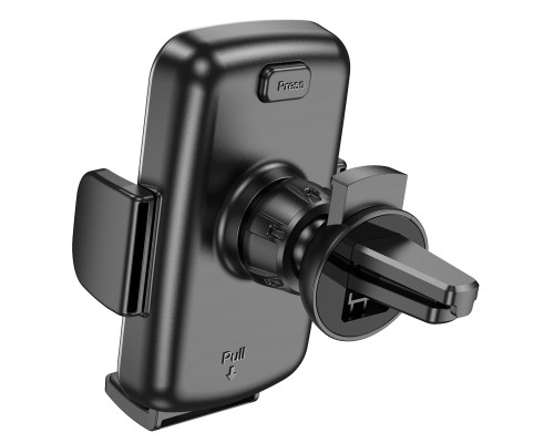 Автотримач для телефона HOCO CA94 Polaris push-type air outlet car holder Black (6931474758507)