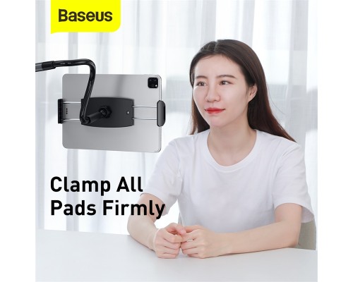 Тримач для мобiльного Baseus Otaku life rotary adjustment lazy holder Pro（Applicable for phone/ ipad) gray (LUZQ000013)
