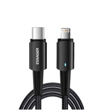 Кабель ESSAGER Fast Charging 27W USB-A to Lightning C 0,5m black (EXCTL-CGB01)