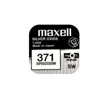 Батарейка MAXELL SR920SW 1PC EU MF (371) A 1шт (M-18290100) (4902580132361)