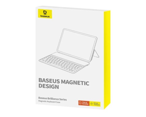 Клавіатура Baseus Brilliance Series Magnetic Keyboard Case for Pad Mini 6 8.3″ Cluster Black (with Simple Series Type-C Cable) (P40112602111-00)