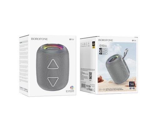 Портативна колонка BOROFONE BR36 Lucy sports BT speaker Dark Gray (6941991104398)